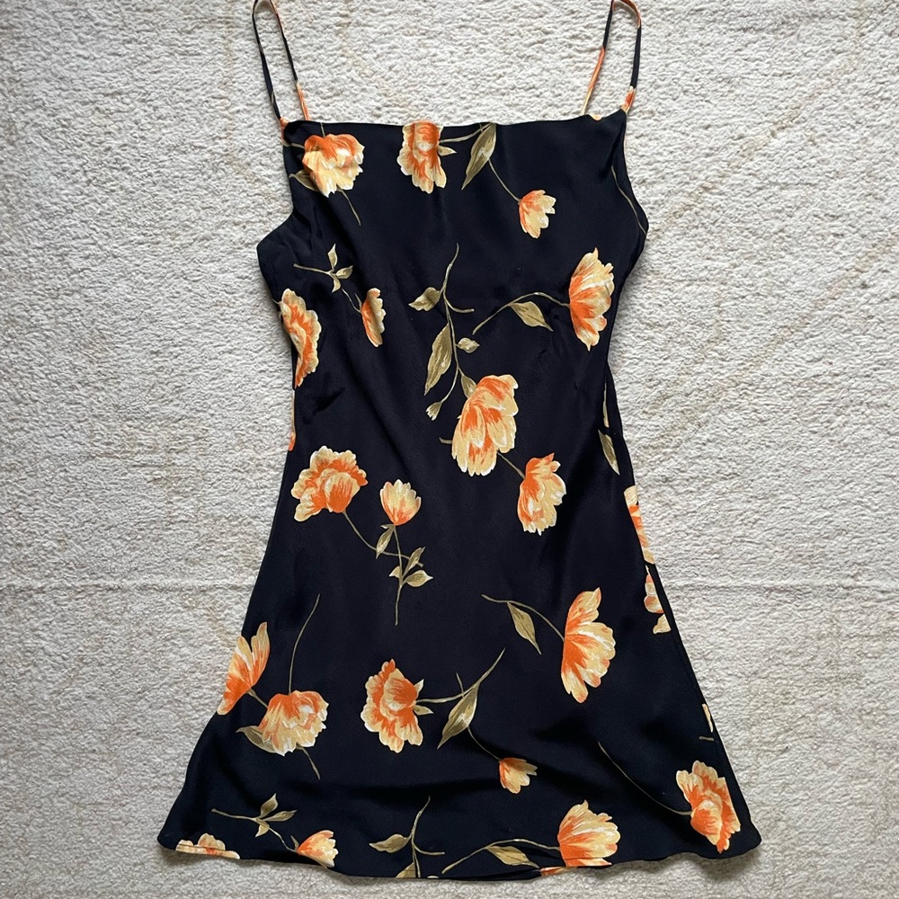 Floral Mini Slip Dress
